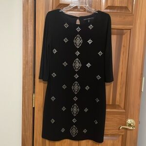 WHBM Black Festive Dress